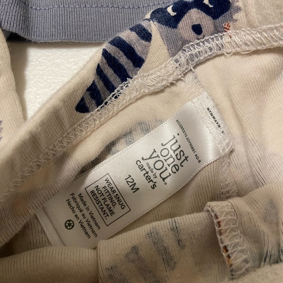 EUC | Just One You by Carter’s raccoon baby boy’s set — 12 months - Picture 2 of 6
